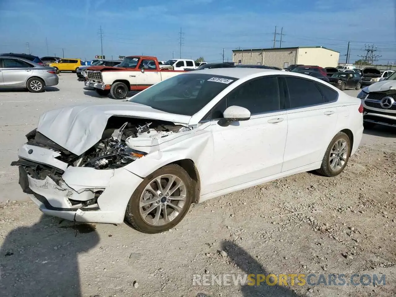 1 fotografías del automóvil dañado 3FA6P0HD0KR186189 FORD FUSION 2019
