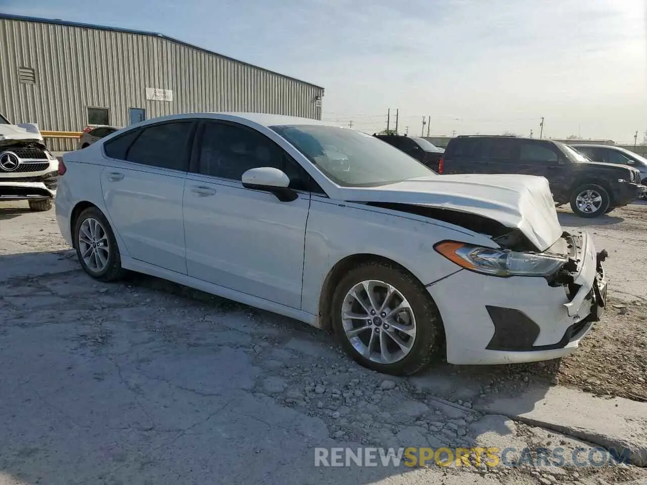 4 fotografías del automóvil dañado 3FA6P0HD0KR186189 FORD FUSION 2019