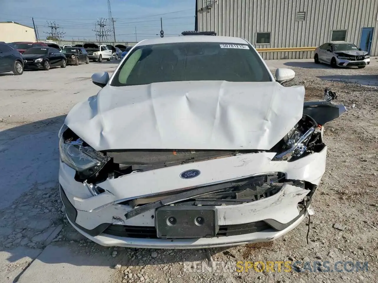 5 fotografías del automóvil dañado 3FA6P0HD0KR186189 FORD FUSION 2019