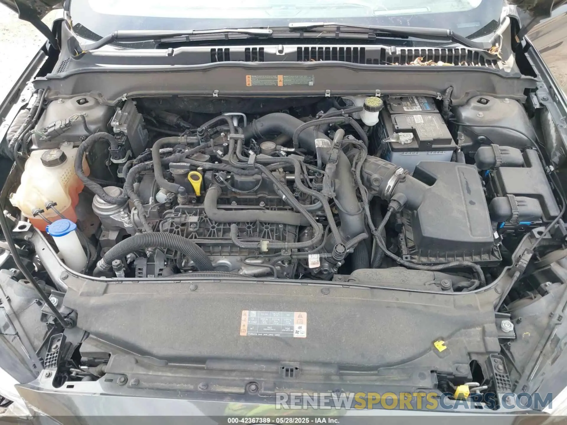 10 fotografías del automóvil dañado 3FA6P0HD1KR177114 FORD FUSION 2019