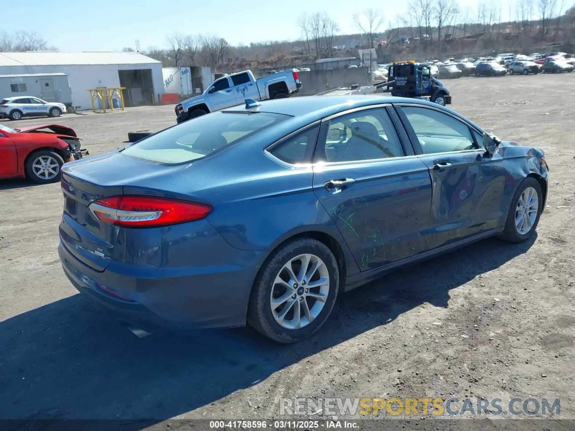 4 fotografías del automóvil dañado 3FA6P0HD1KR217532 FORD FUSION 2019