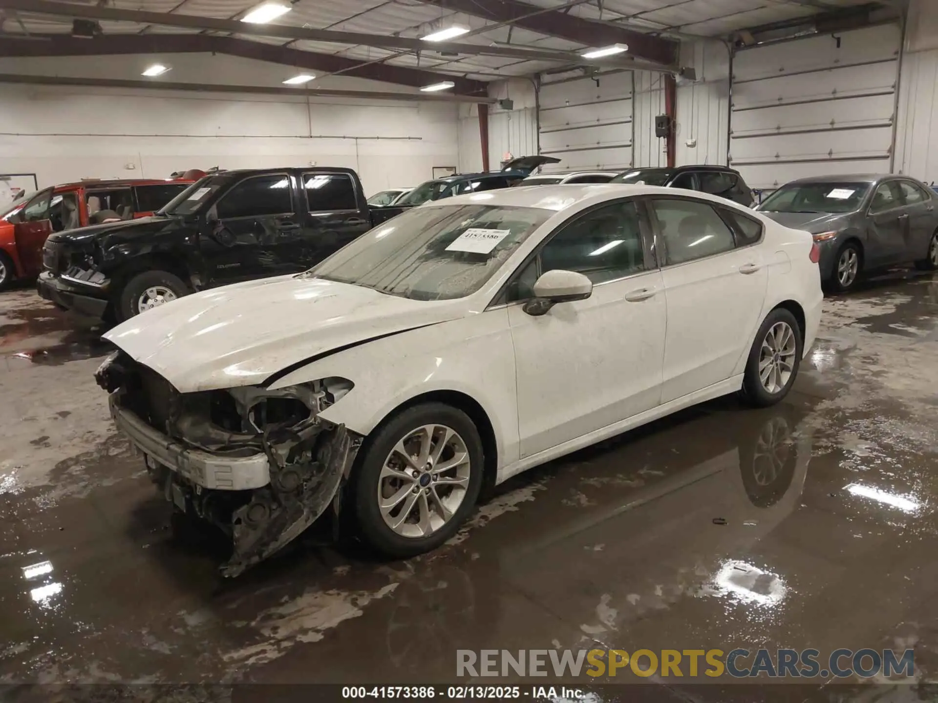 2 fotografías del automóvil dañado 3FA6P0HD1KR231754 FORD FUSION 2019