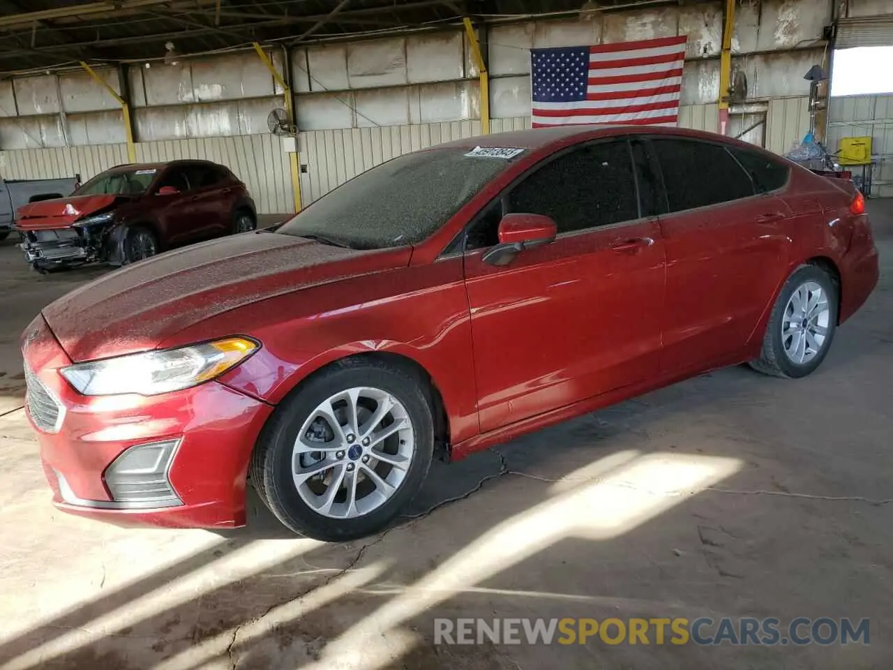 1 fotografías del automóvil dañado 3FA6P0HD1KR232810 FORD FUSION 2019