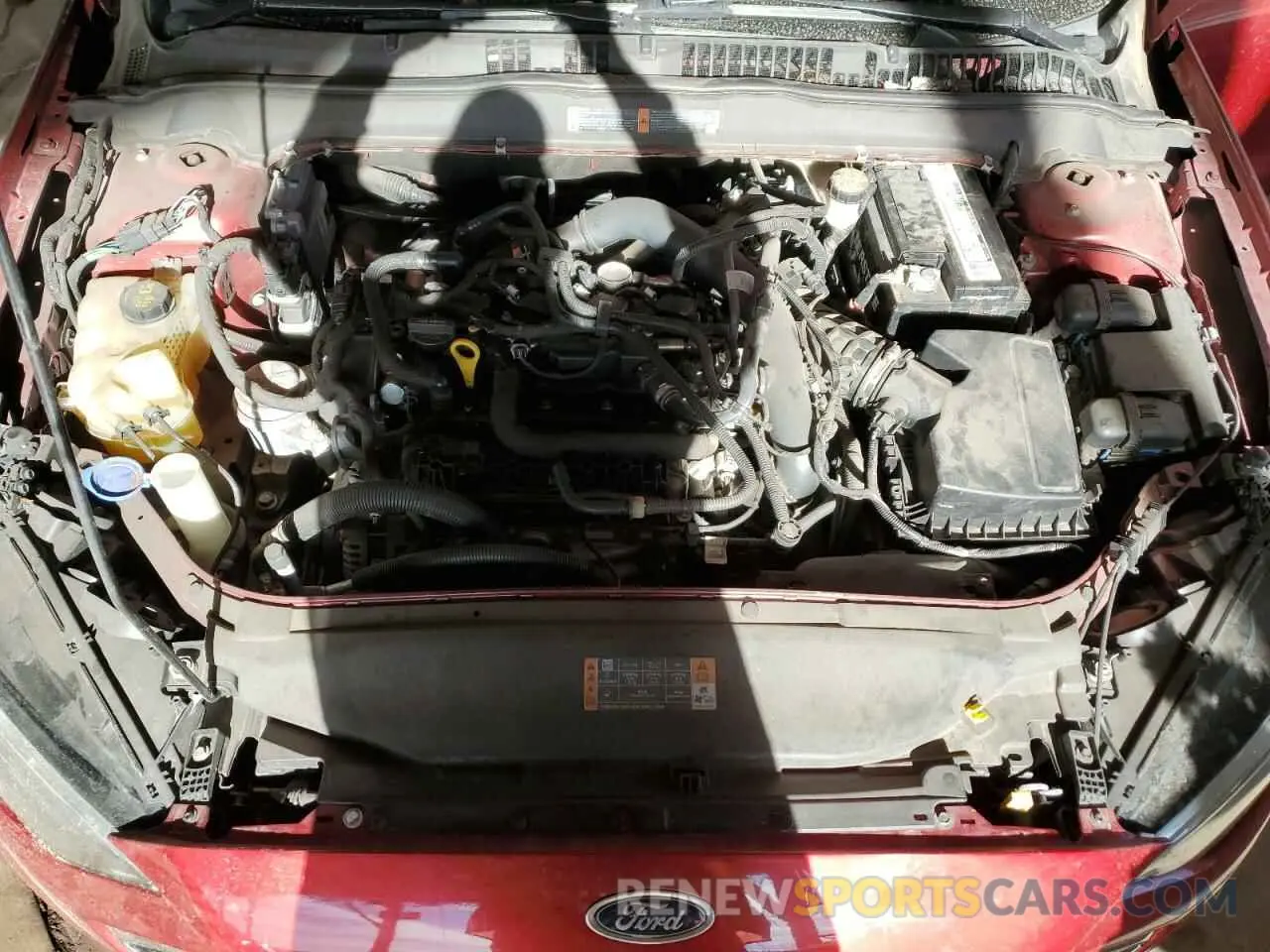 11 fotografías del automóvil dañado 3FA6P0HD1KR232810 FORD FUSION 2019