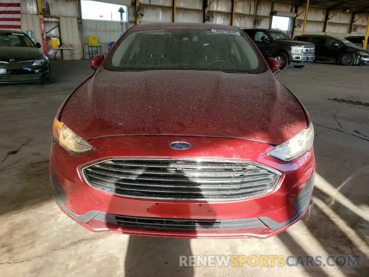 5 fotografías del automóvil dañado 3FA6P0HD1KR232810 FORD FUSION 2019