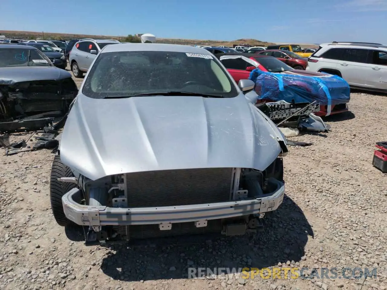 6 fotografías del automóvil dañado 3FA6P0HD1KR239448 FORD FUSION 2019
