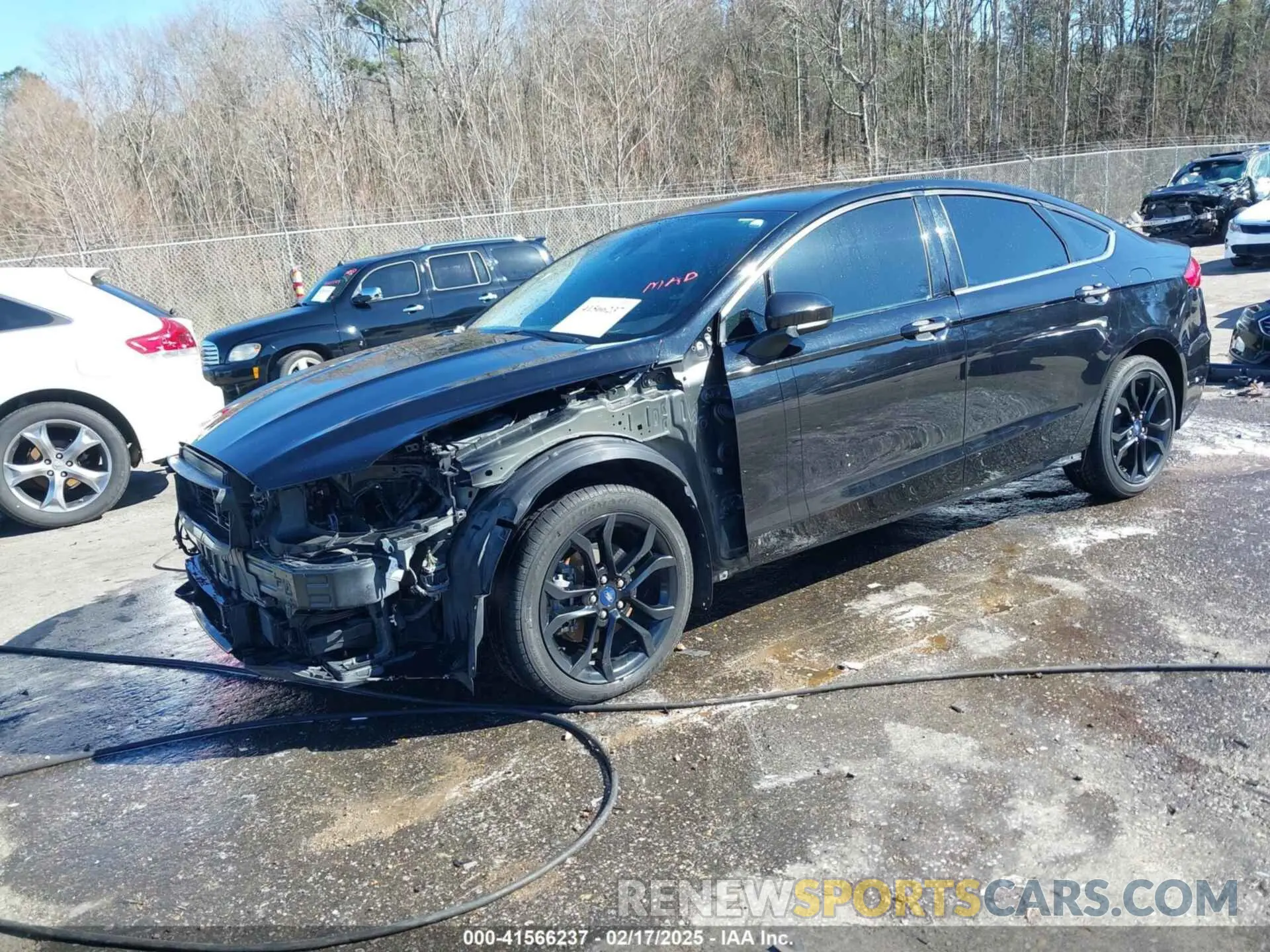 2 fotografías del automóvil dañado 3FA6P0HD1KR283059 FORD FUSION 2019