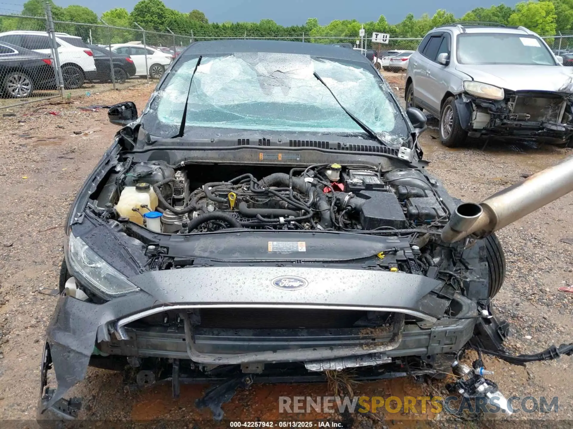 11 fotografías del automóvil dañado 3FA6P0HD1KR285572 FORD FUSION 2019