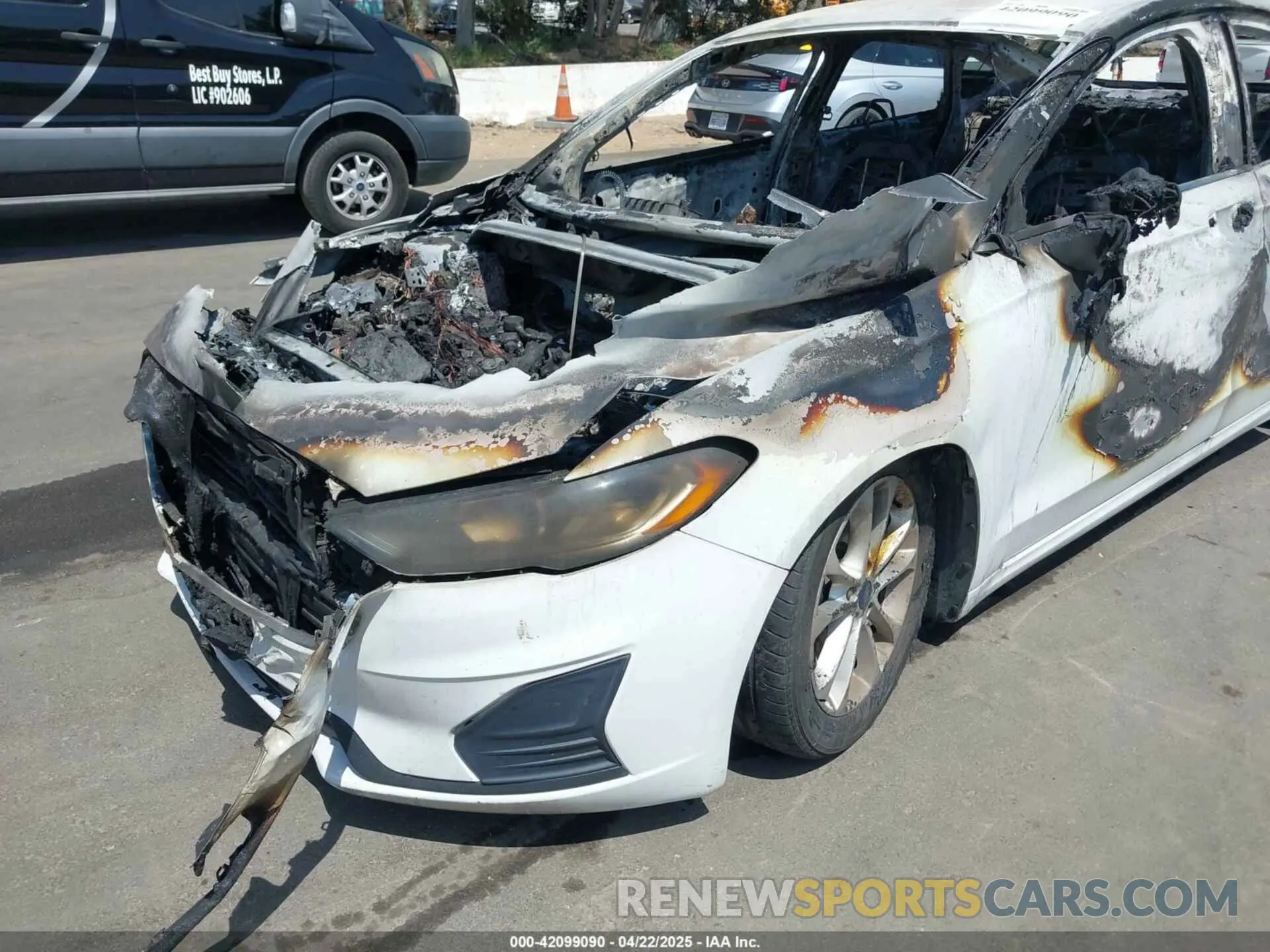 6 fotografías del automóvil dañado 3FA6P0HD2KR151184 FORD FUSION 2019