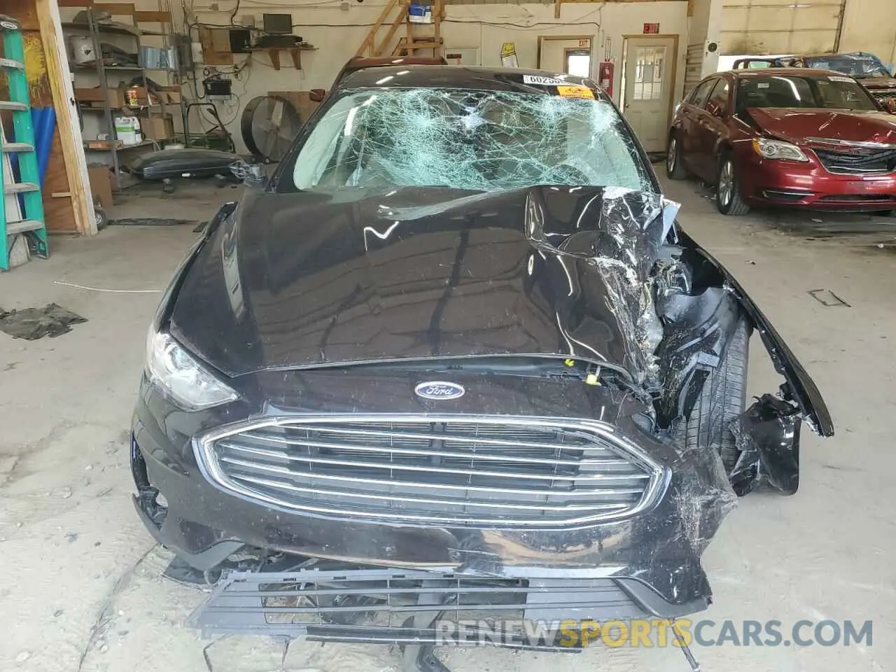 5 fotografías del automóvil dañado 3FA6P0HD2KR173606 FORD FUSION 2019