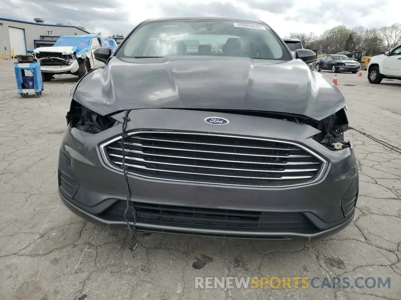 5 fotografías del automóvil dañado 3FA6P0HD2KR203476 FORD FUSION 2019