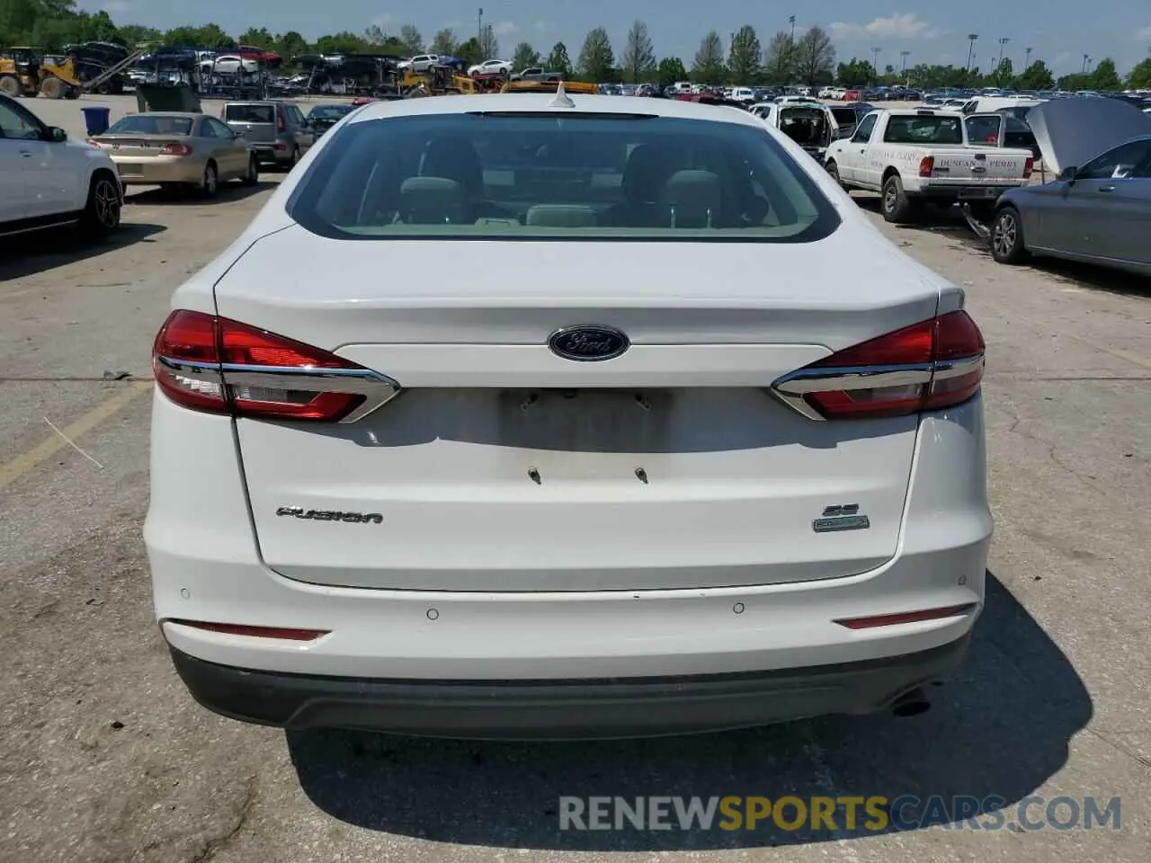 6 fotografías del automóvil dañado 3FA6P0HD3KR148343 FORD FUSION 2019