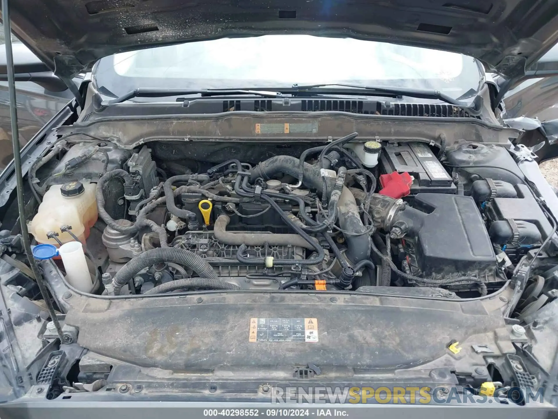 10 fotografías del automóvil dañado 3FA6P0HD3KR171749 FORD FUSION 2019