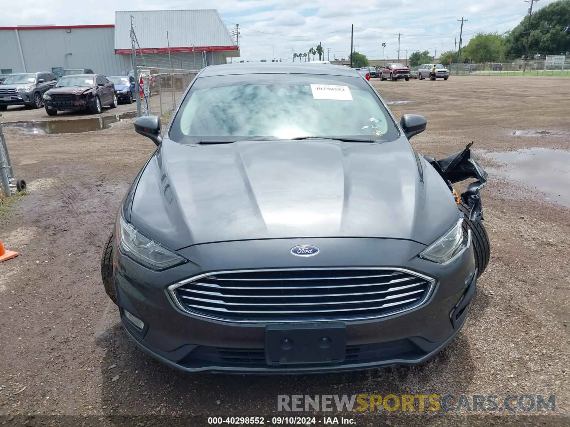 12 fotografías del automóvil dañado 3FA6P0HD3KR171749 FORD FUSION 2019