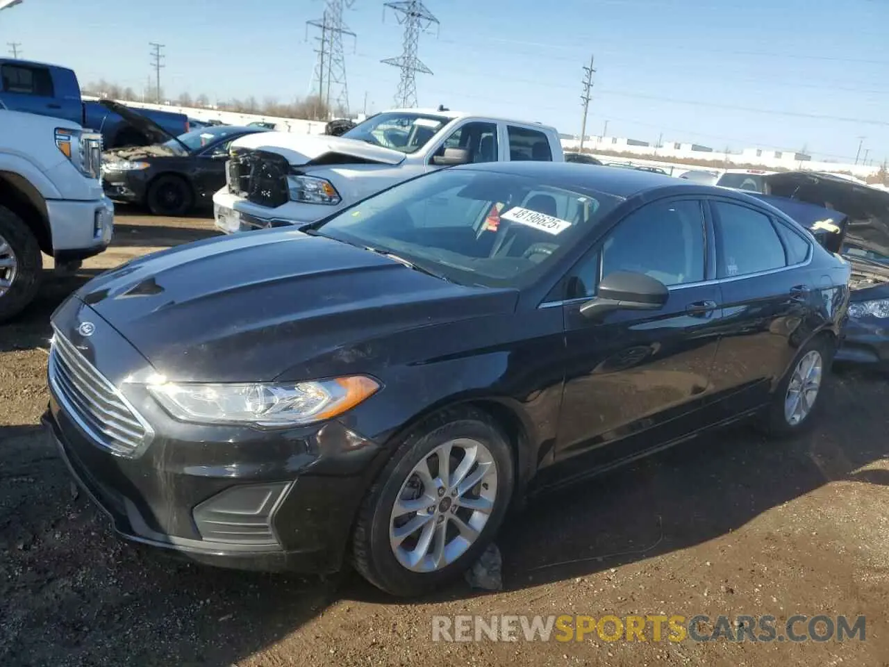 1 fotografías del automóvil dañado 3FA6P0HD3KR195016 FORD FUSION 2019