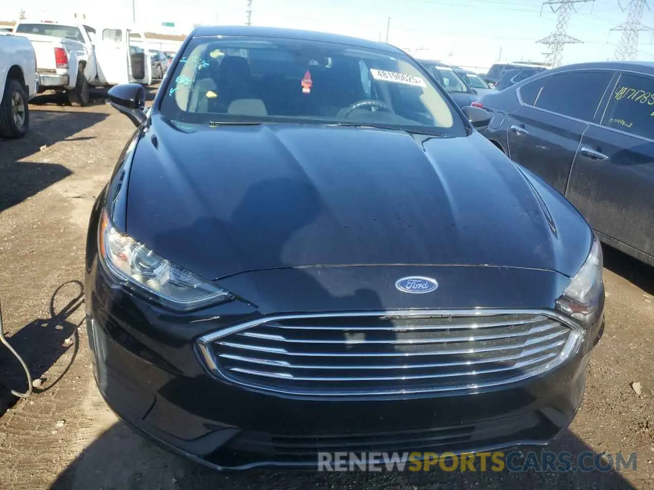 5 fotografías del automóvil dañado 3FA6P0HD3KR195016 FORD FUSION 2019