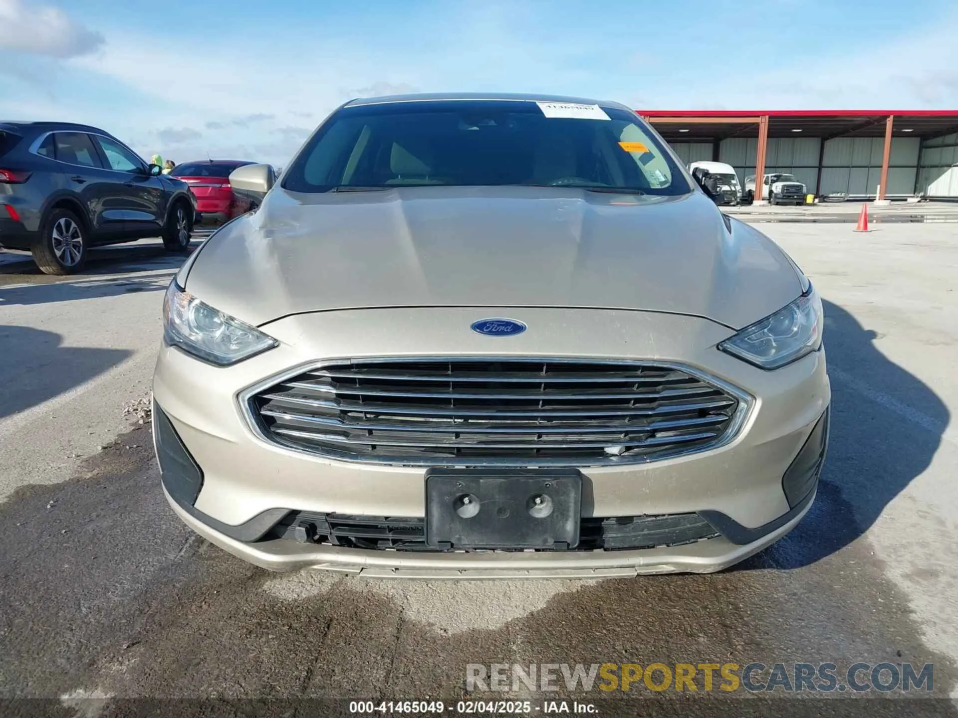 12 fotografías del automóvil dañado 3FA6P0HD3KR212008 FORD FUSION 2019