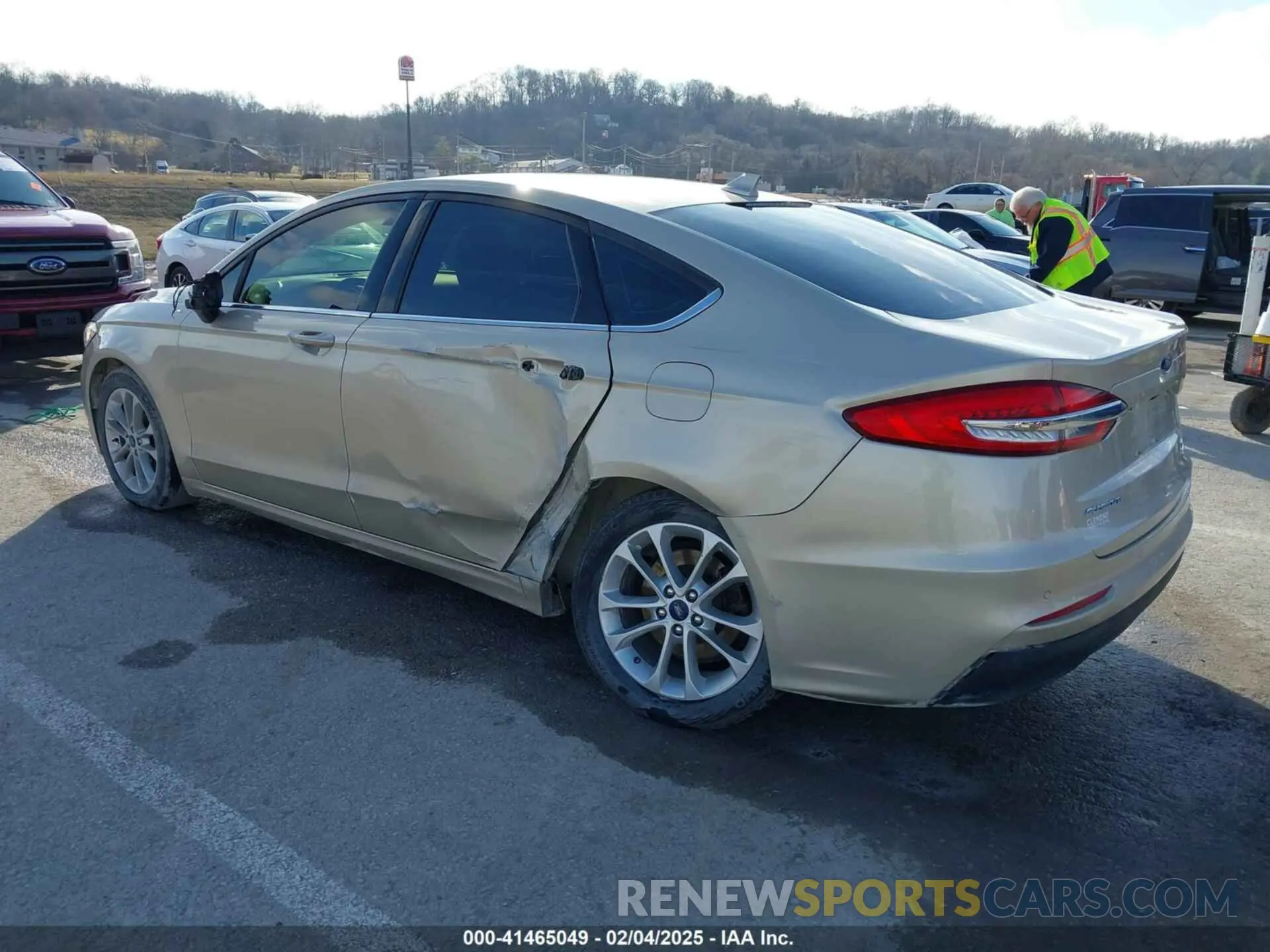 3 fotografías del automóvil dañado 3FA6P0HD3KR212008 FORD FUSION 2019