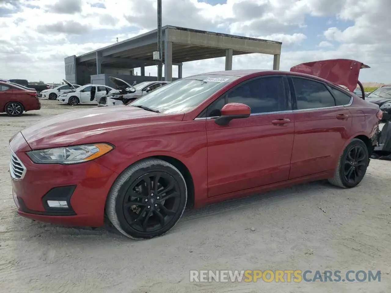 1 fotografías del automóvil dañado 3FA6P0HD3KR213658 FORD FUSION 2019
