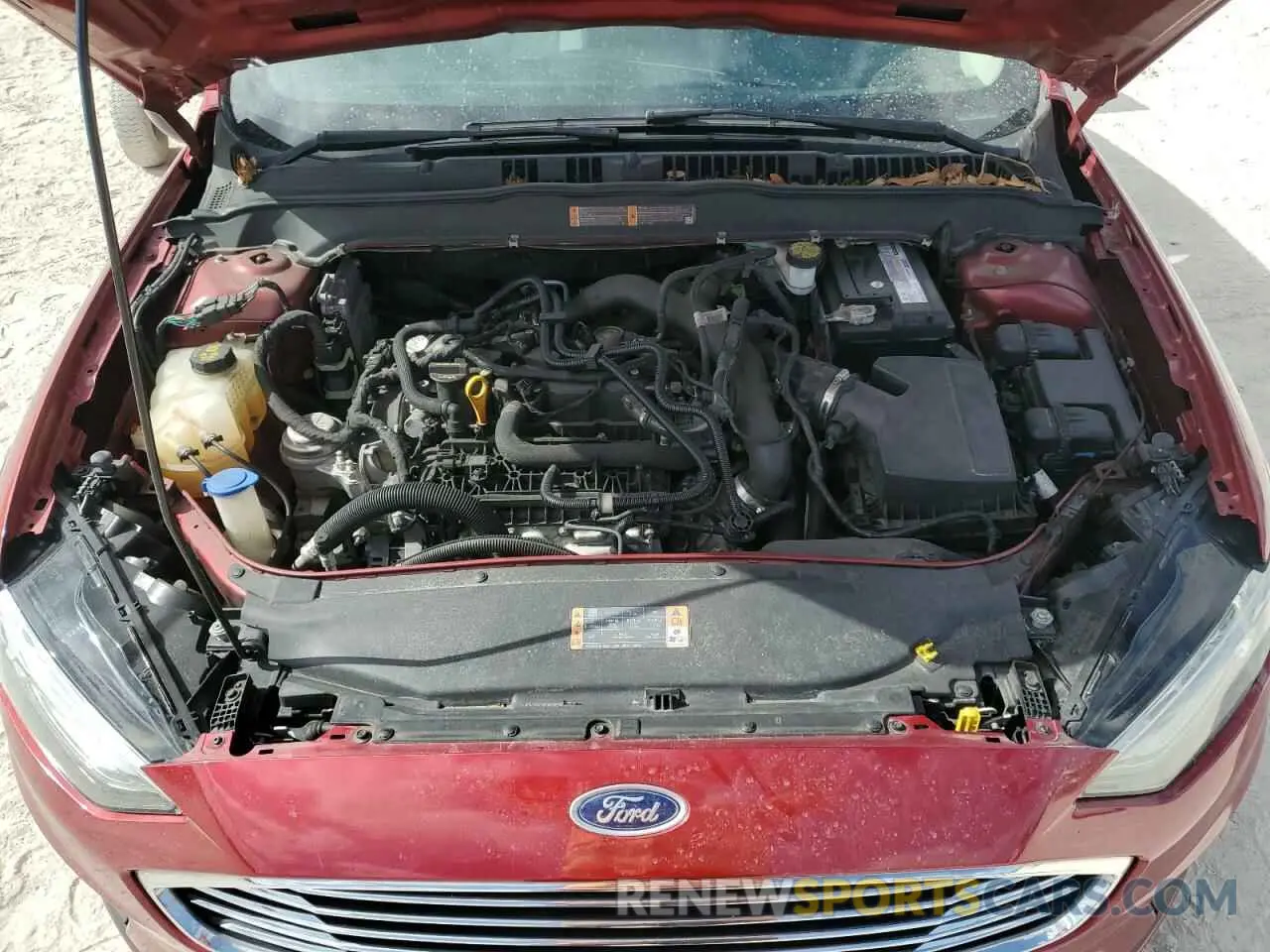 11 fotografías del automóvil dañado 3FA6P0HD3KR213658 FORD FUSION 2019