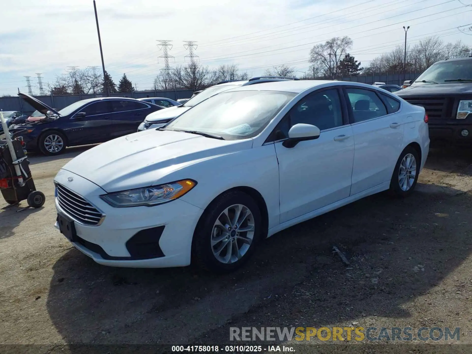 2 fotografías del automóvil dañado 3FA6P0HD3KR215491 FORD FUSION 2019