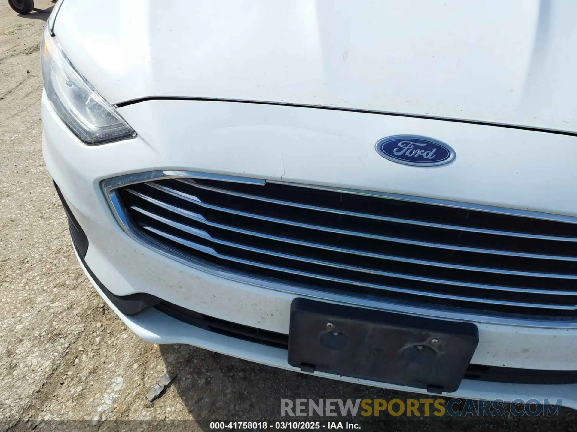 6 fotografías del automóvil dañado 3FA6P0HD3KR215491 FORD FUSION 2019