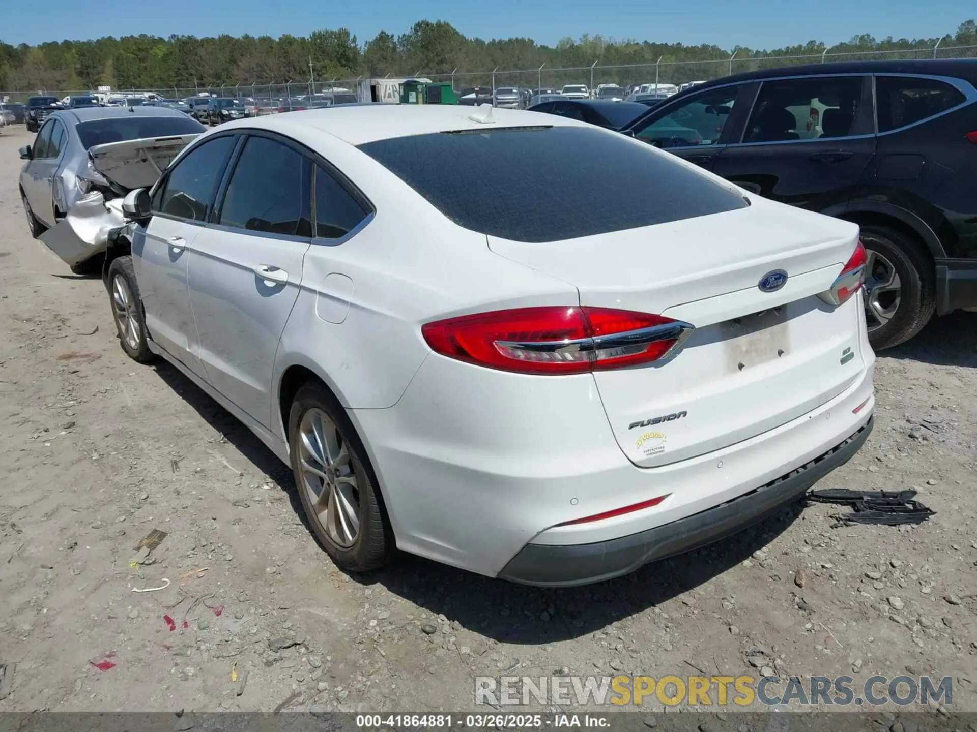 3 fotografías del automóvil dañado 3FA6P0HD3KR229648 FORD FUSION 2019