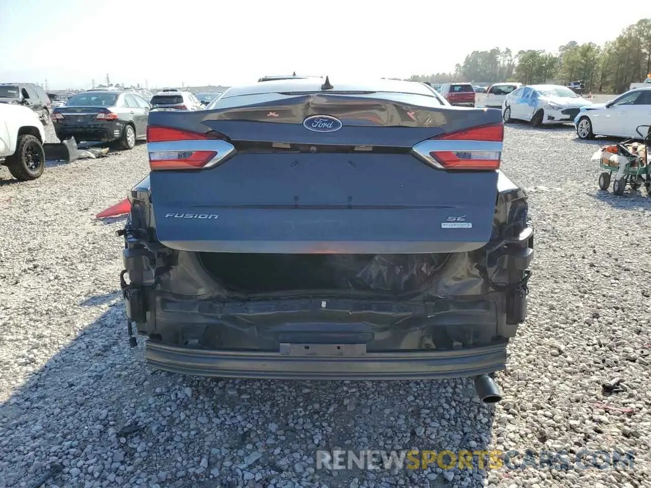 6 fotografías del automóvil dañado 3FA6P0HD3KR231514 FORD FUSION 2019