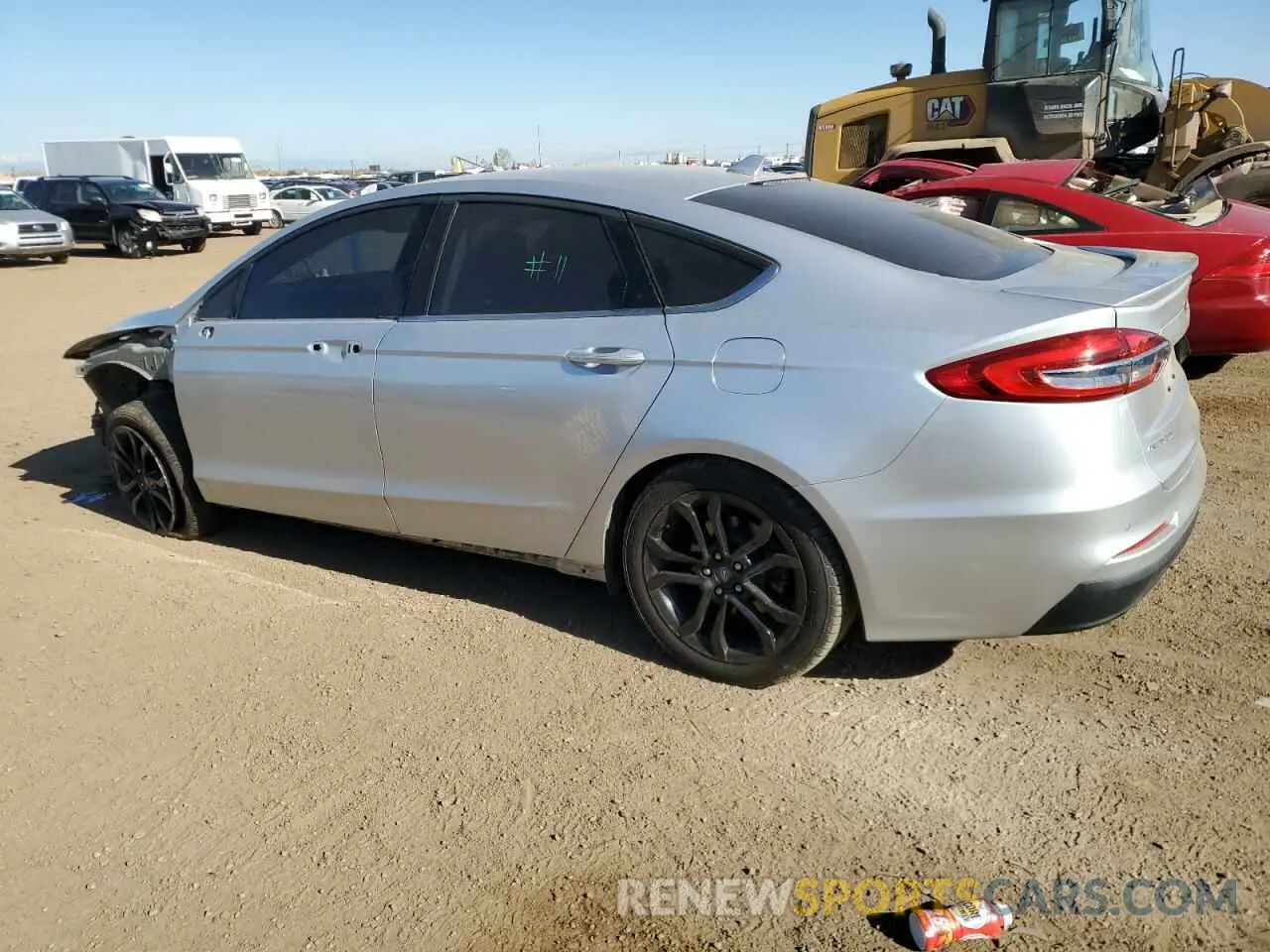 2 fotografías del automóvil dañado 3FA6P0HD3KR251262 FORD FUSION 2019