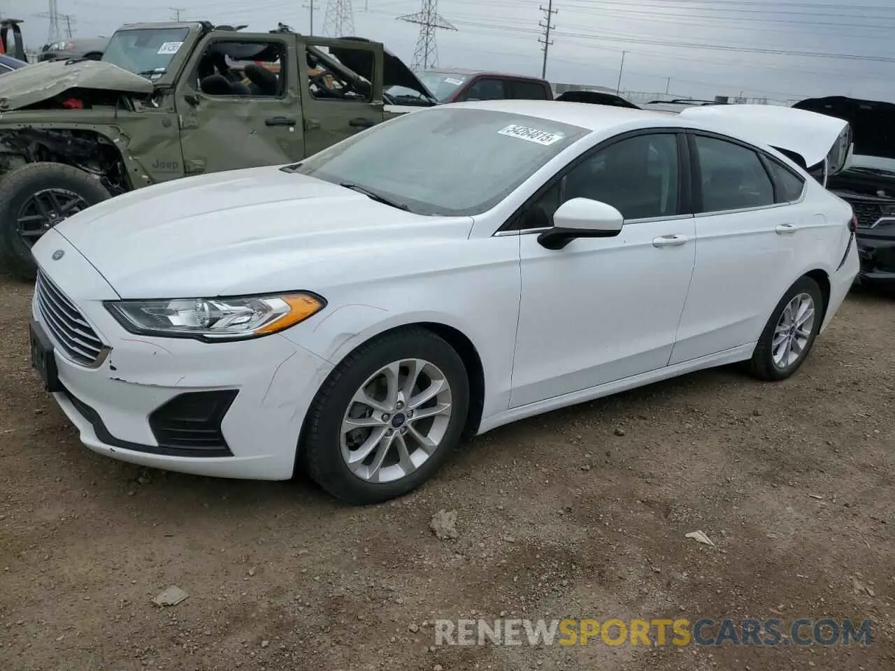 1 fotografías del automóvil dañado 3FA6P0HD3KR271477 FORD FUSION 2019