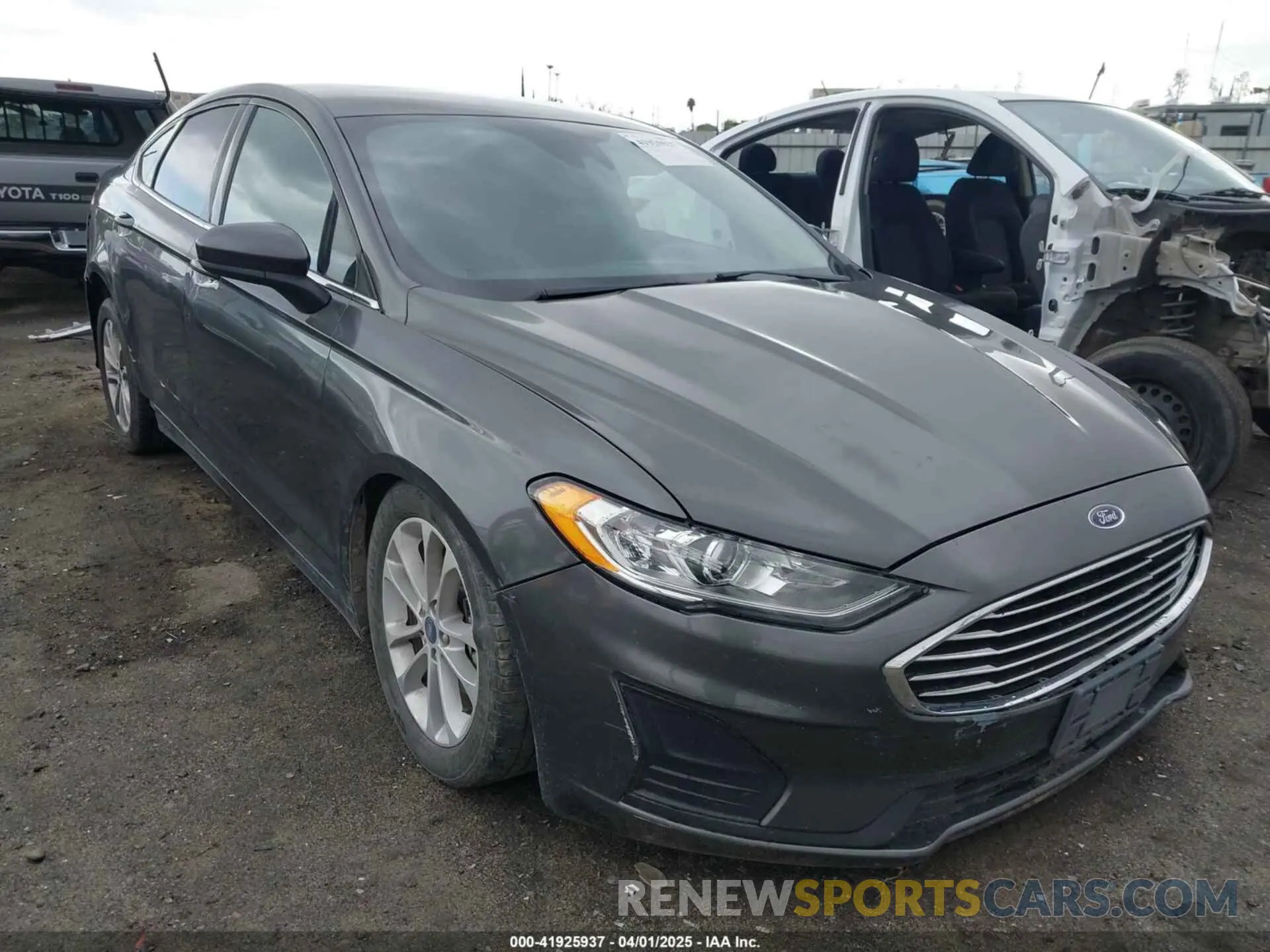 1 fotografías del automóvil dañado 3FA6P0HD3KR284679 FORD FUSION 2019