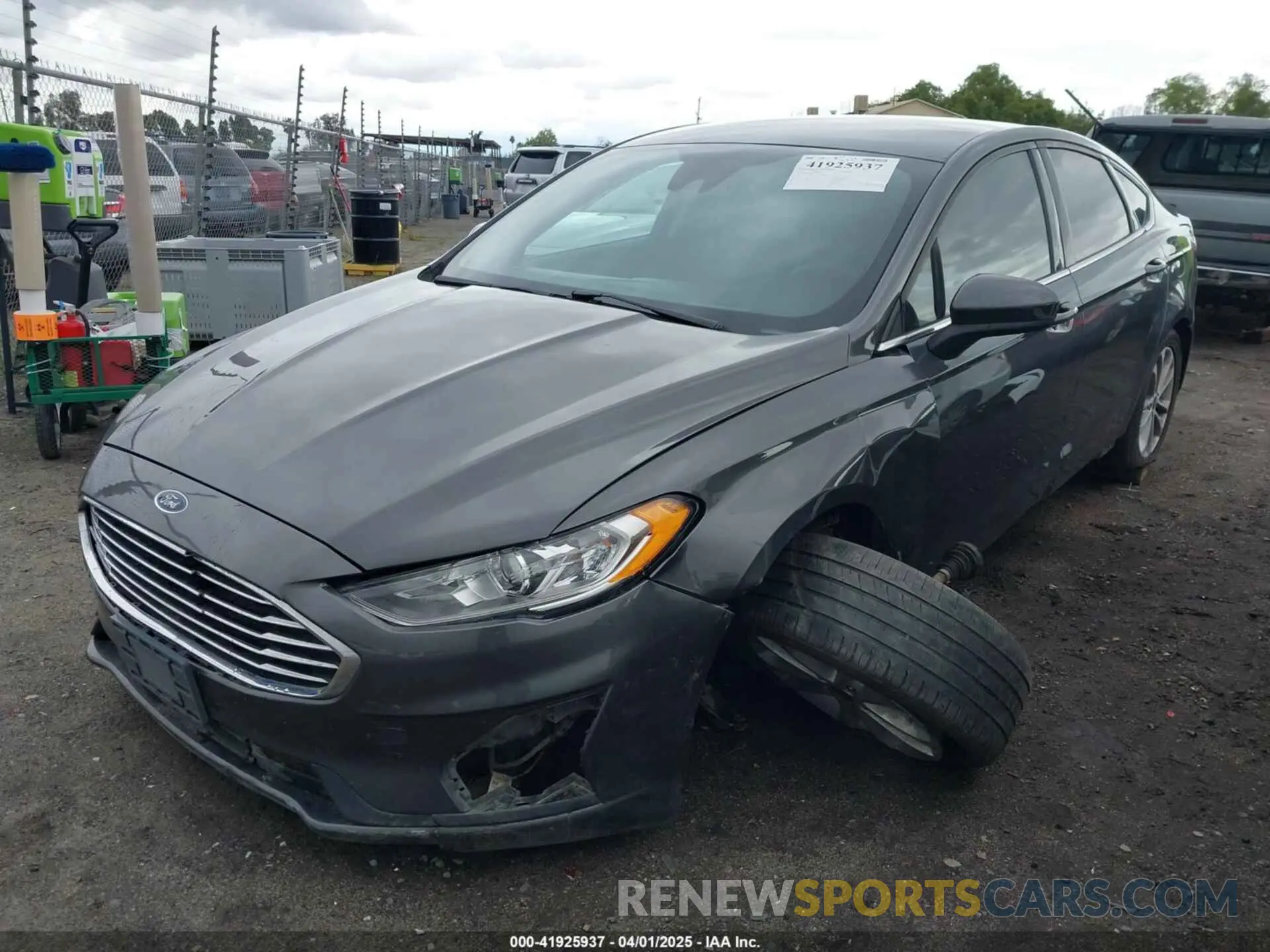 2 fotografías del automóvil dañado 3FA6P0HD3KR284679 FORD FUSION 2019