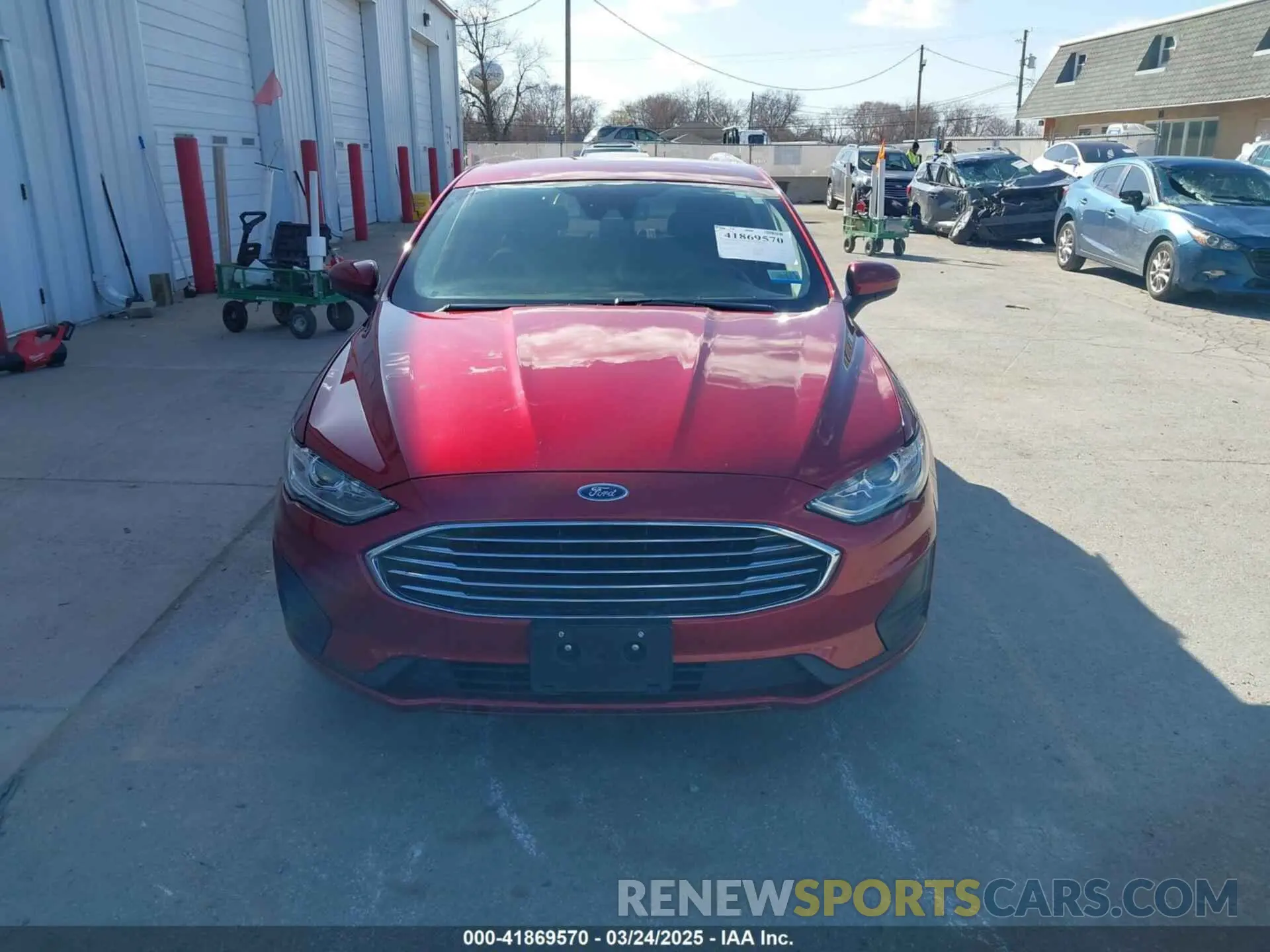12 fotografías del automóvil dañado 3FA6P0HD4KR132068 FORD FUSION 2019