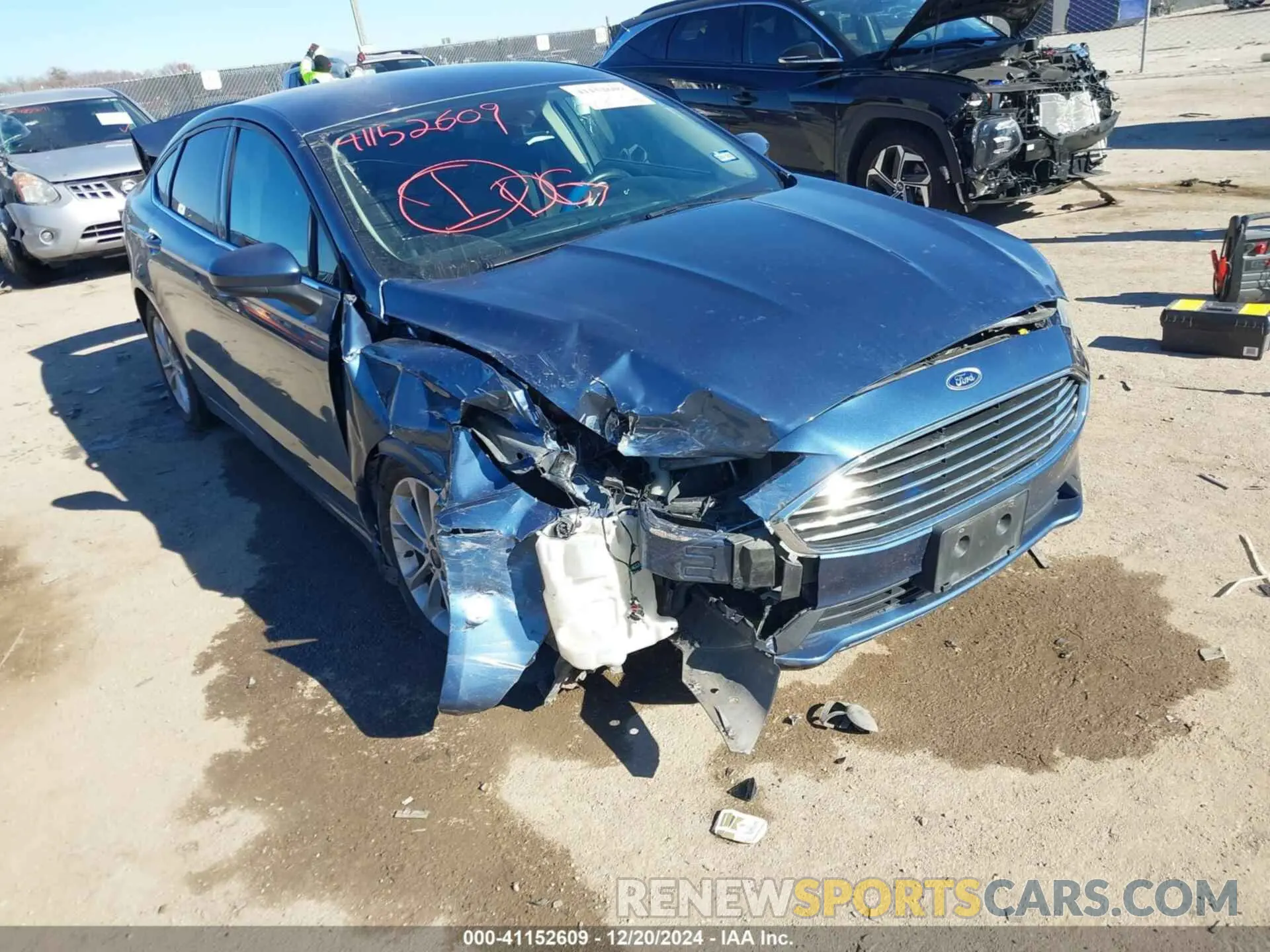 1 fotografías del automóvil dañado 3FA6P0HD4KR132121 FORD FUSION 2019