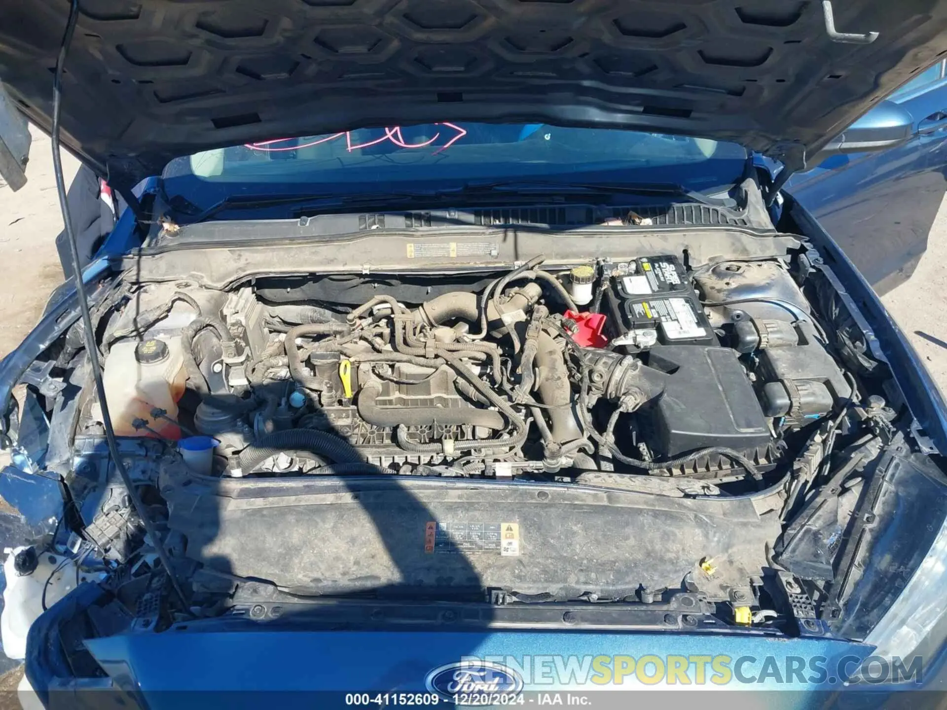10 fotografías del automóvil dañado 3FA6P0HD4KR132121 FORD FUSION 2019