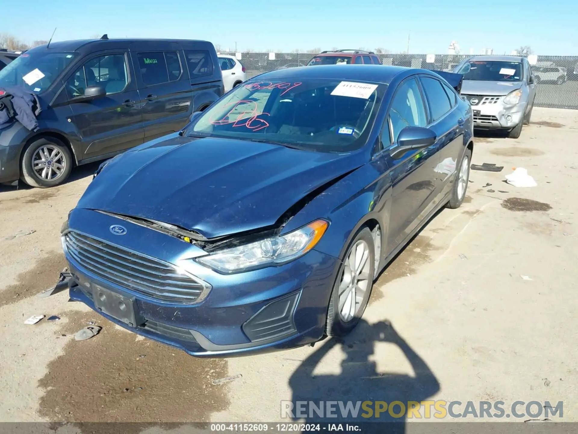 2 fotografías del automóvil dañado 3FA6P0HD4KR132121 FORD FUSION 2019