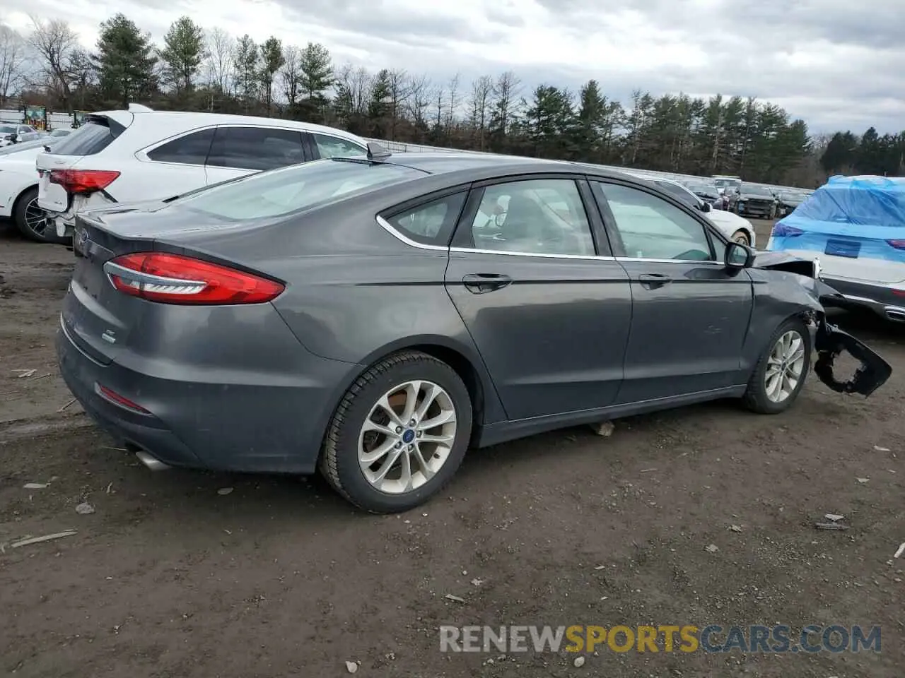 3 fotografías del automóvil dañado 3FA6P0HD4KR194859 FORD FUSION 2019