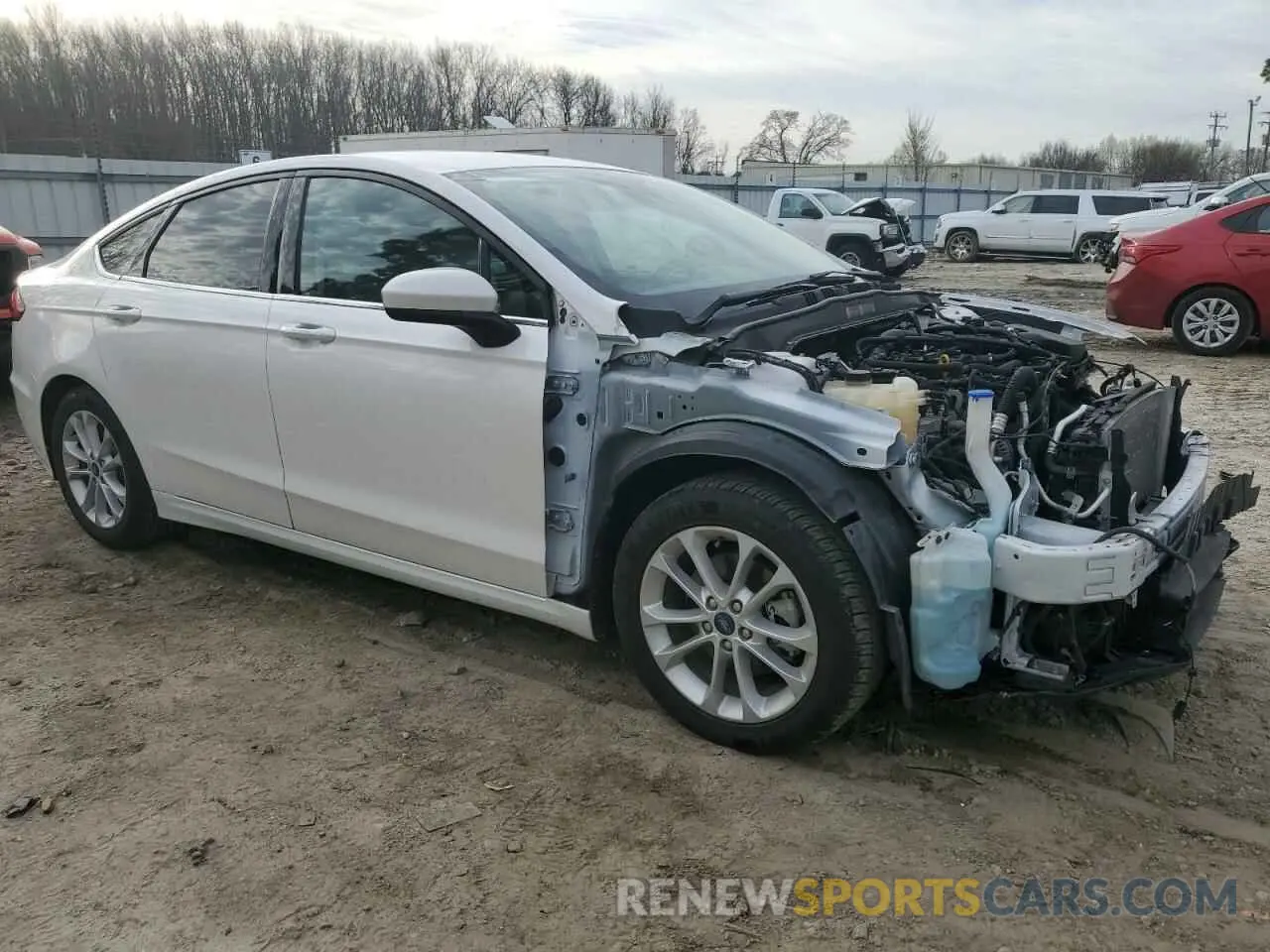 4 fotografías del automóvil dañado 3FA6P0HD4KR200742 FORD FUSION 2019