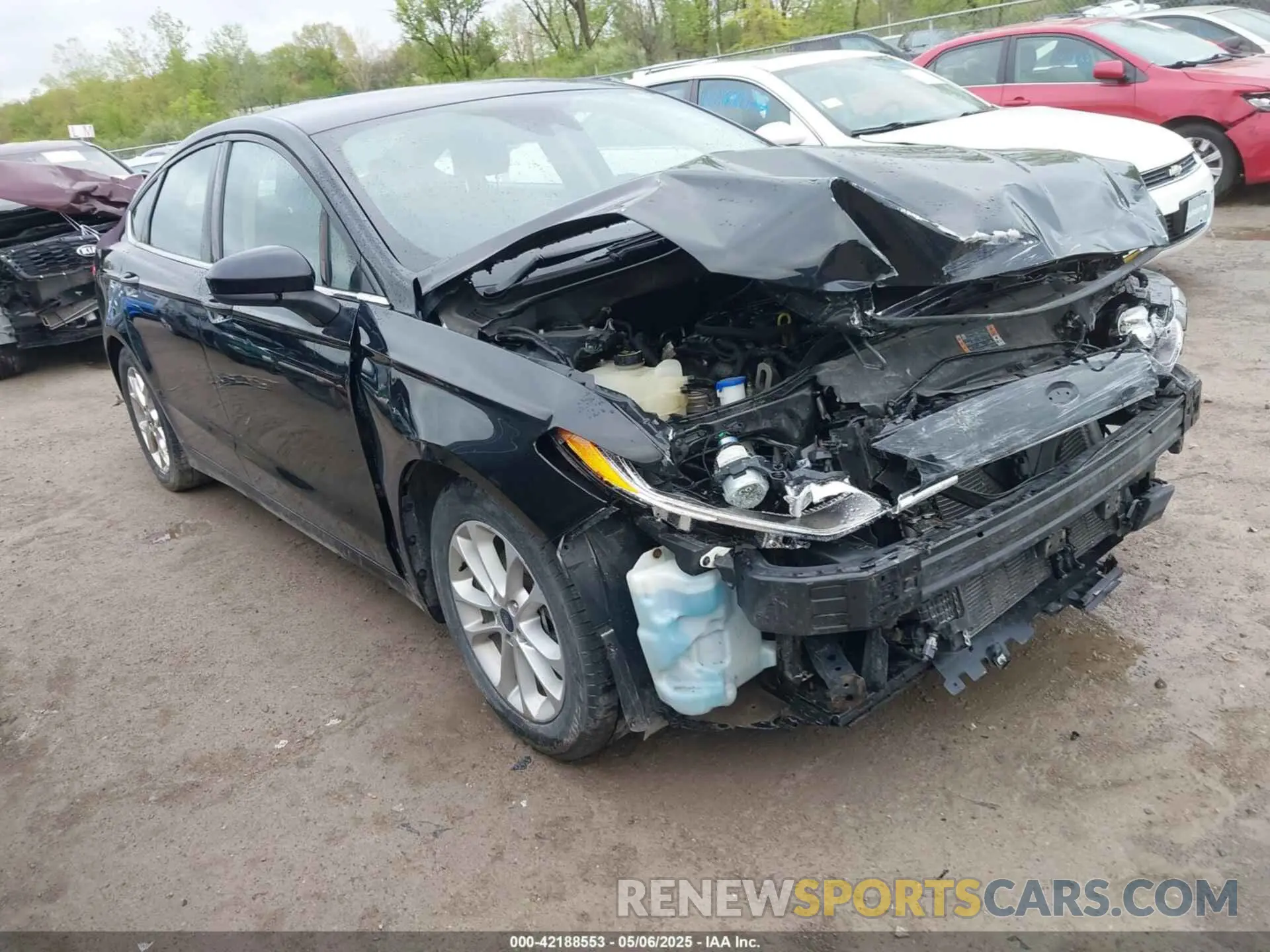 1 fotografías del automóvil dañado 3FA6P0HD4KR249679 FORD FUSION 2019