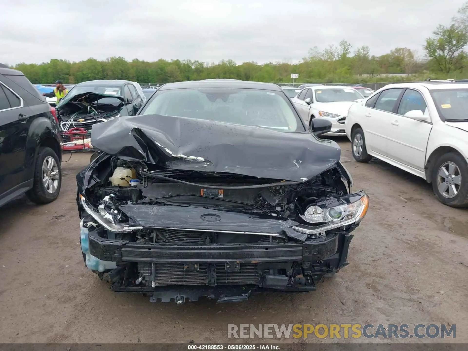 13 fotografías del automóvil dañado 3FA6P0HD4KR249679 FORD FUSION 2019