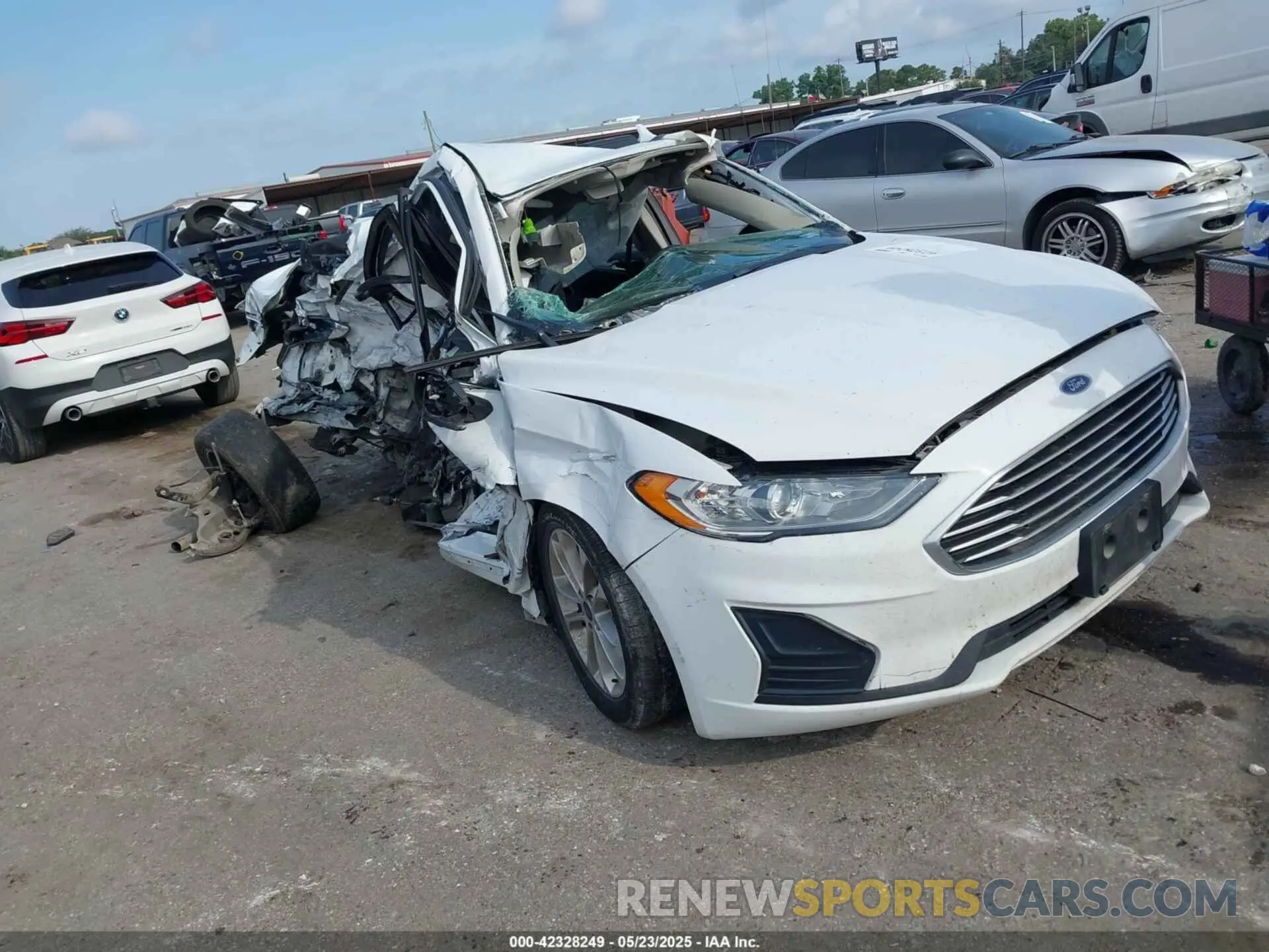 1 fotografías del automóvil dañado 3FA6P0HD4KR268412 FORD FUSION 2019