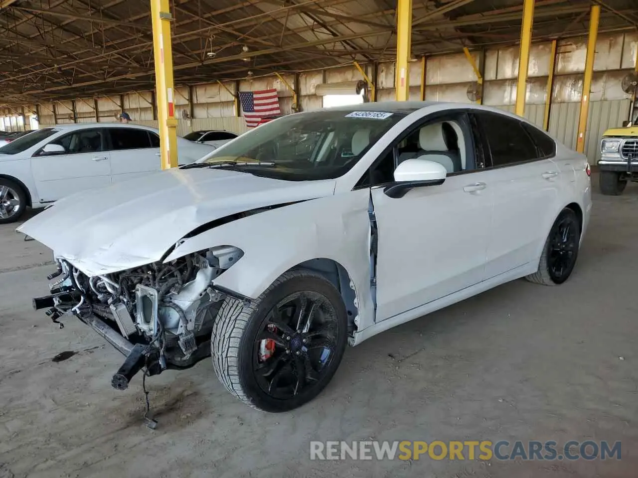 1 fotografías del automóvil dañado 3FA6P0HD5KR108572 FORD FUSION 2019