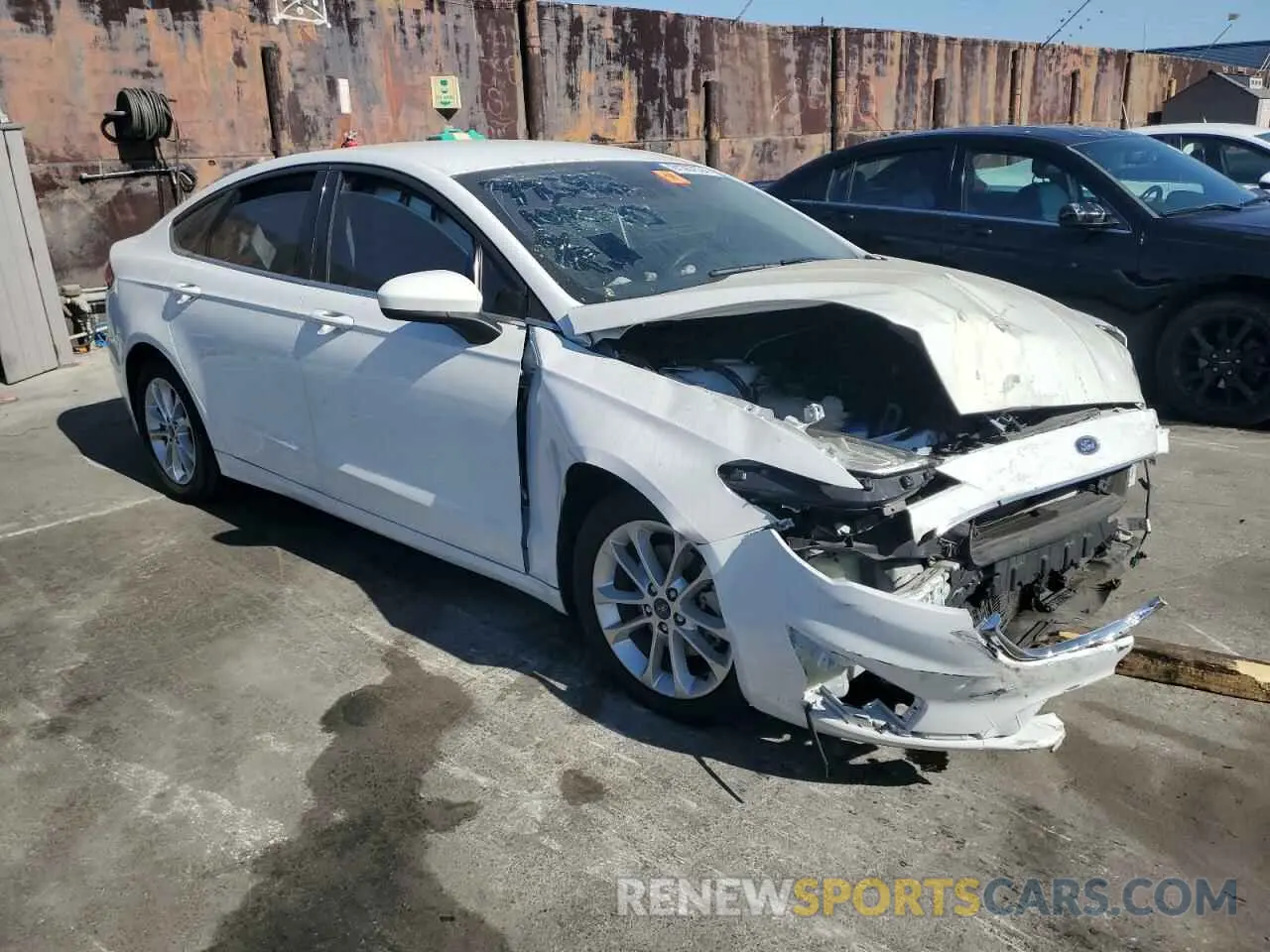 4 fotografías del automóvil dañado 3FA6P0HD5KR114615 FORD FUSION 2019
