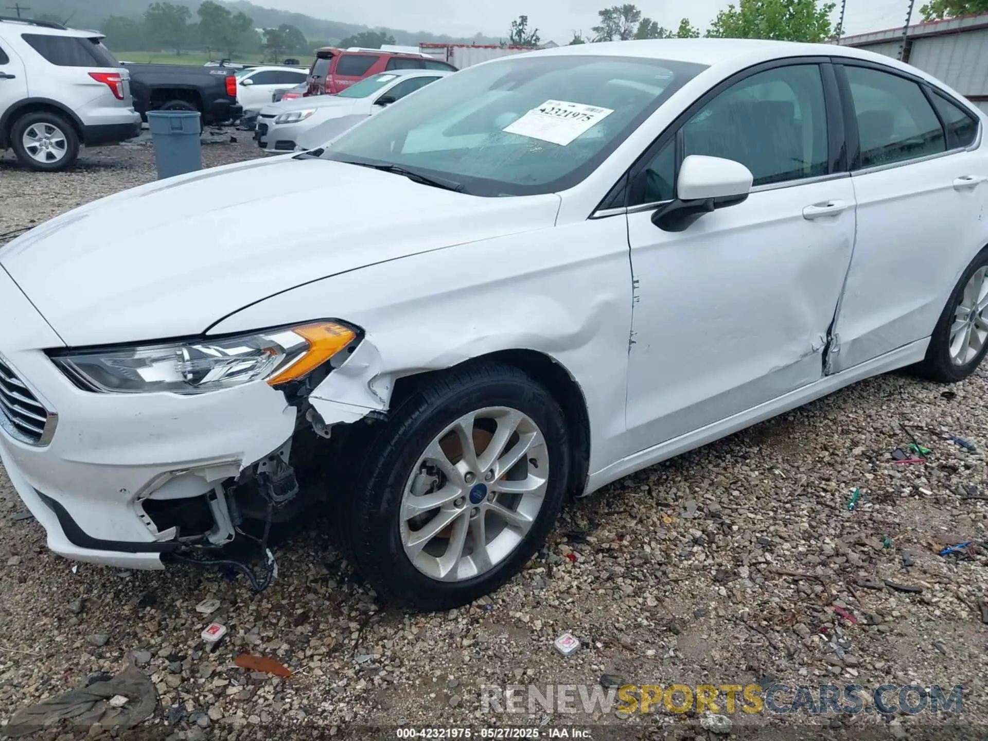 6 fotografías del automóvil dañado 3FA6P0HD5KR127591 FORD FUSION 2019