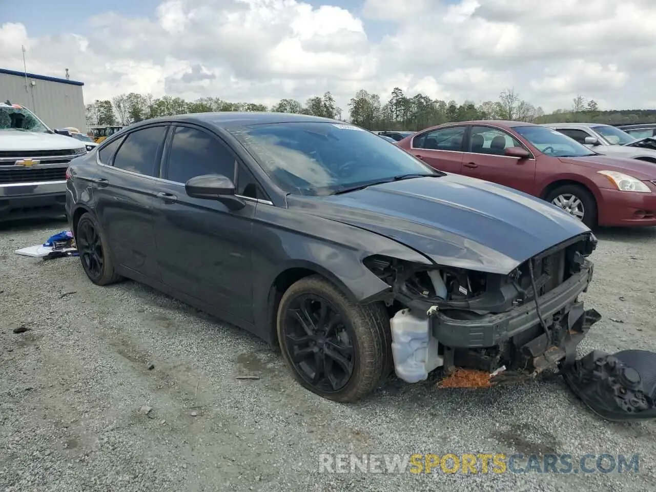 4 fotografías del automóvil dañado 3FA6P0HD5KR280388 FORD FUSION 2019