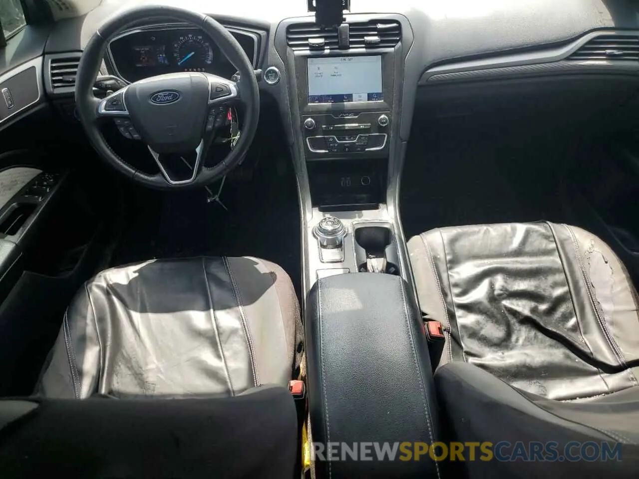 8 fotografías del automóvil dañado 3FA6P0HD5KR280388 FORD FUSION 2019