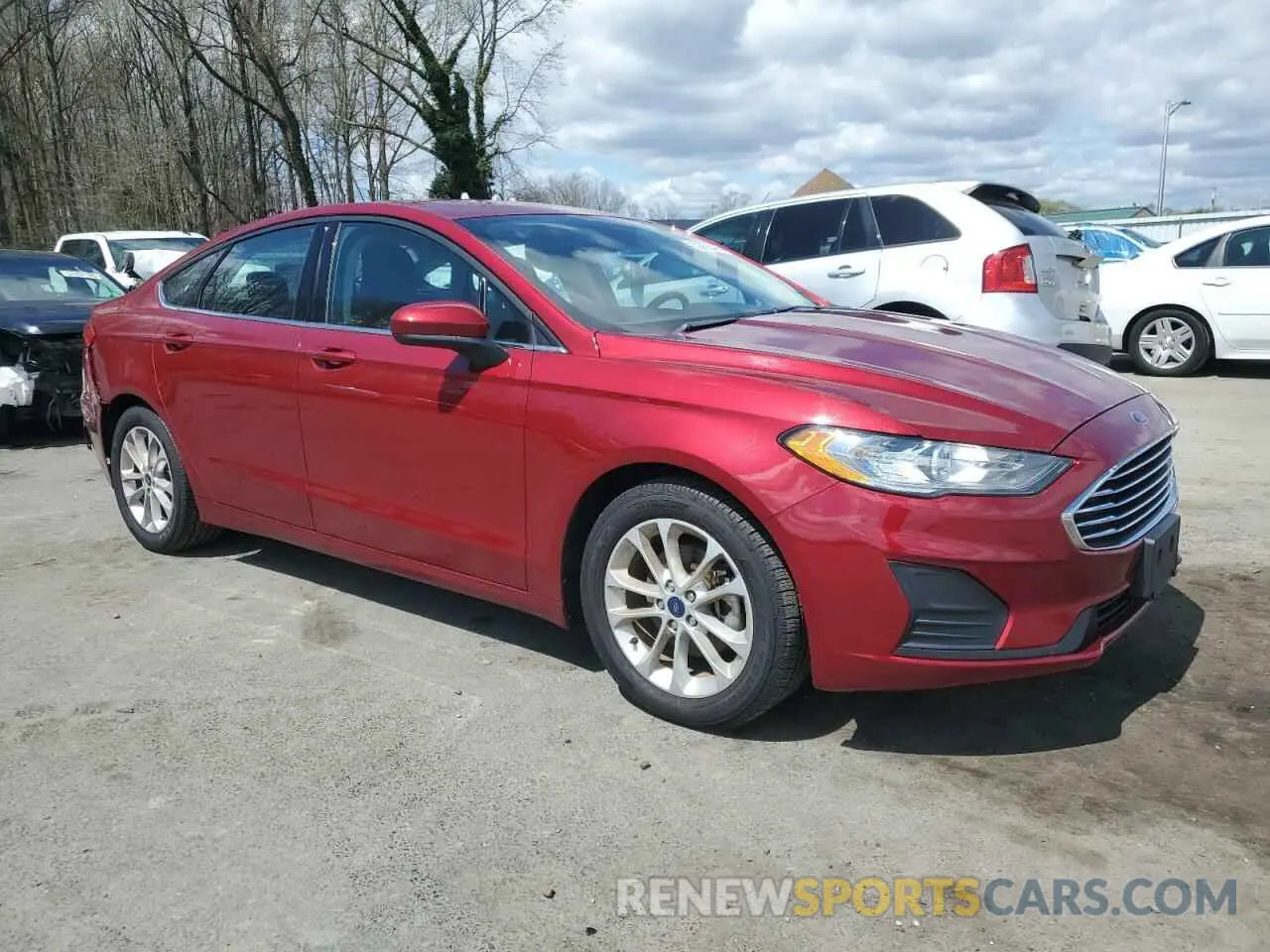 4 fotografías del automóvil dañado 3FA6P0HD6KR126207 FORD FUSION 2019