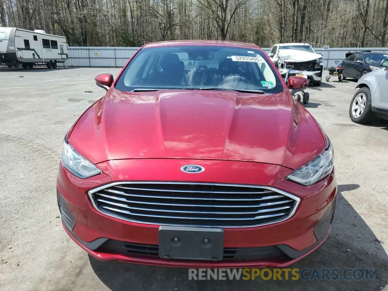 5 fotografías del automóvil dañado 3FA6P0HD6KR126207 FORD FUSION 2019
