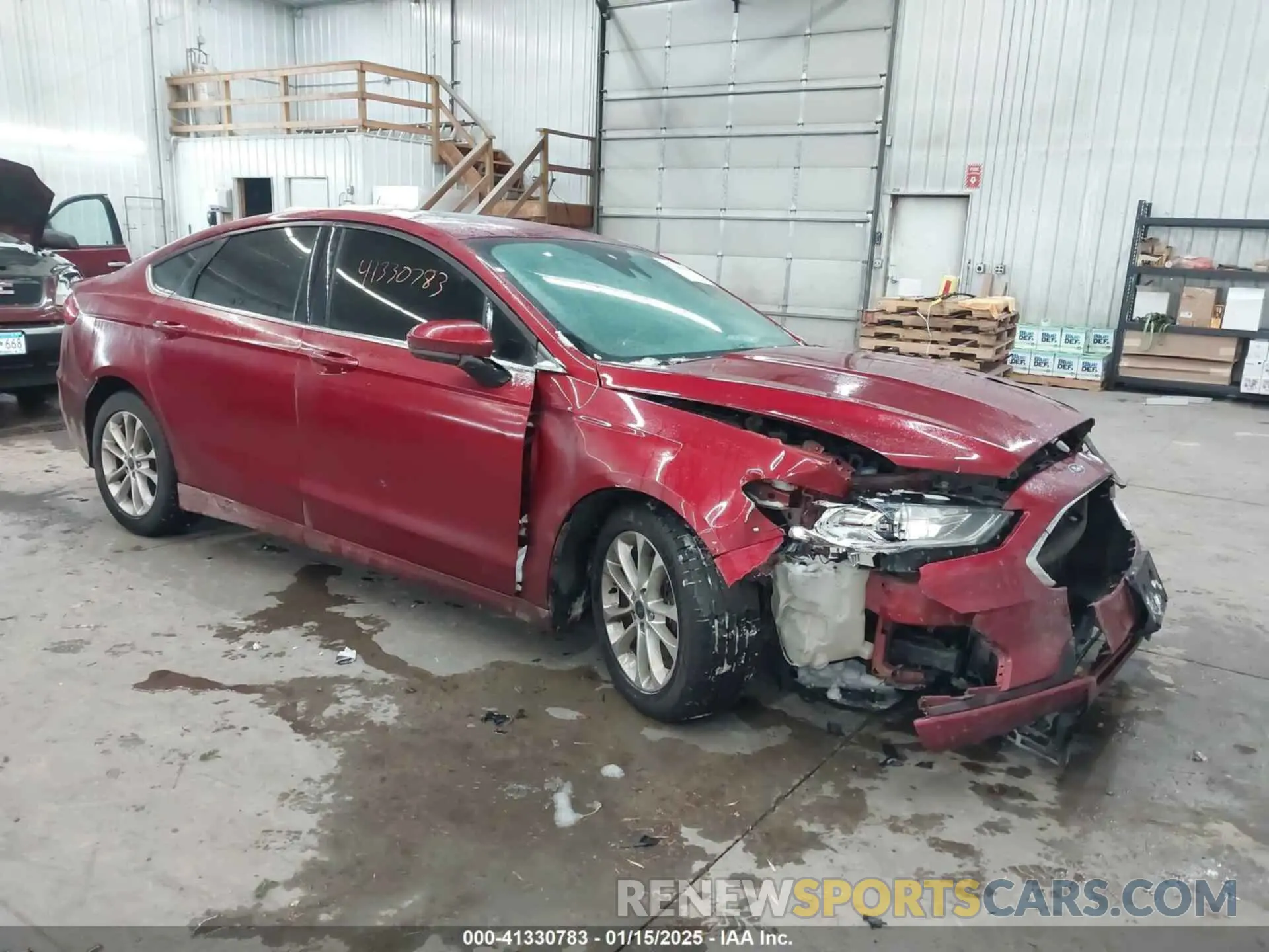 1 fotografías del automóvil dañado 3FA6P0HD6KR134145 FORD FUSION 2019