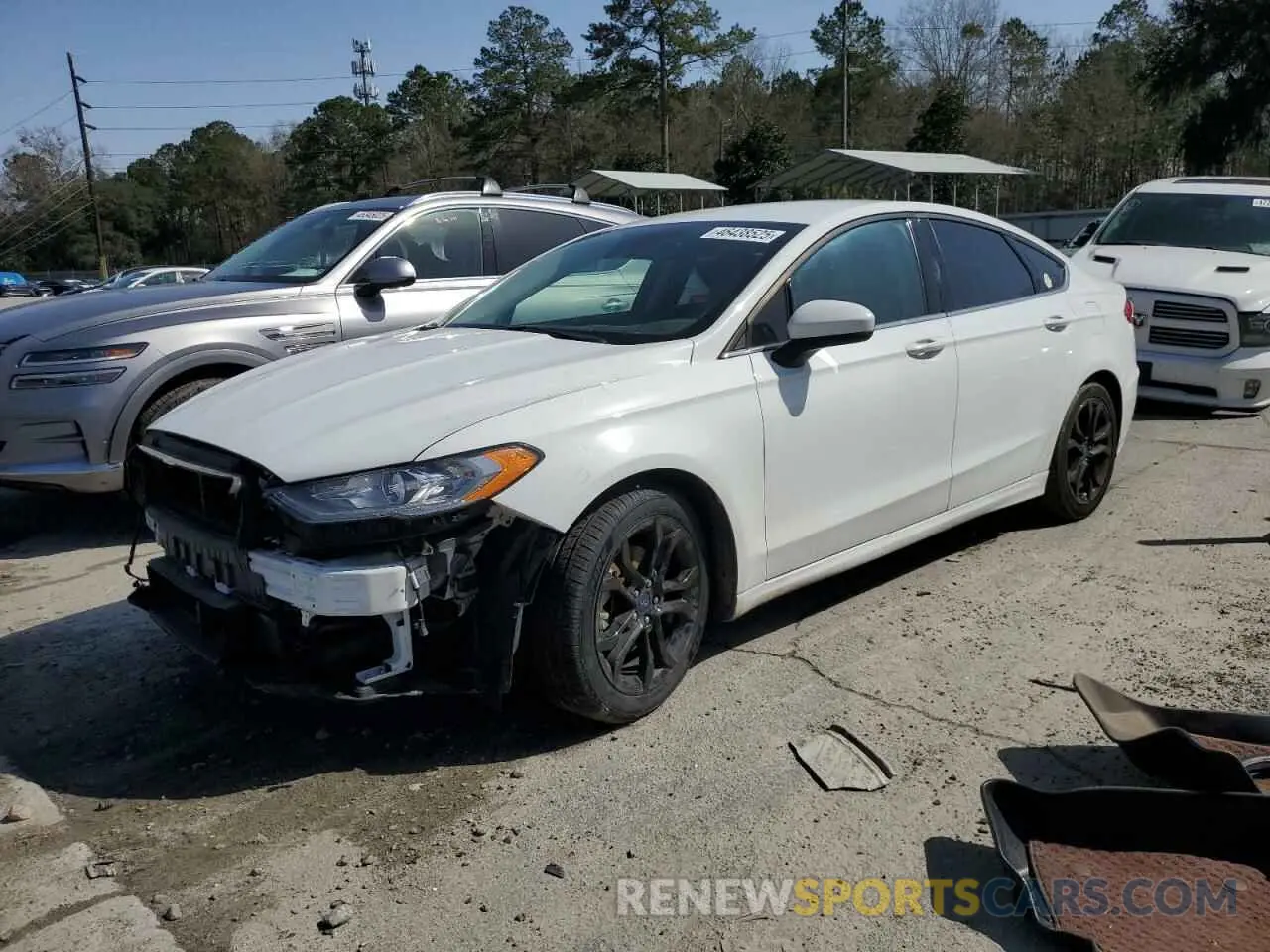 1 fotografías del automóvil dañado 3FA6P0HD6KR191493 FORD FUSION 2019